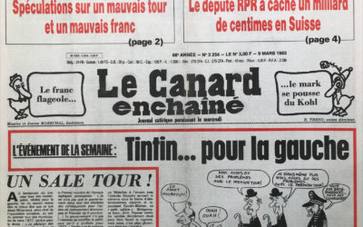 N° 3254 du Canard Enchaîné –  9 Mars 1983