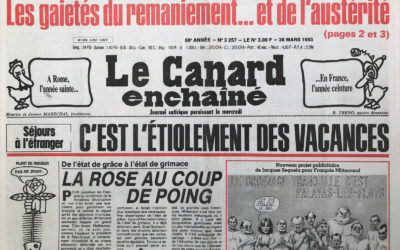 N° 3257 du Canard Enchaîné –  30 Mars 1983
