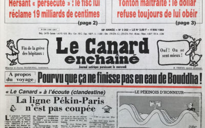 N° 3262 du Canard Enchaîné –  4 Mai 1983