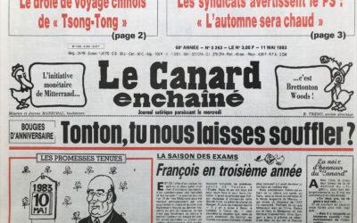 N° 3263 du Canard Enchaîné –  11 Mai 1983