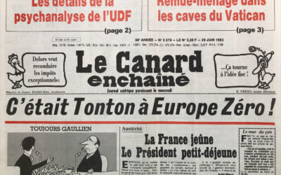 N° 3270 du Canard Enchaîné –  29 Juin 1983