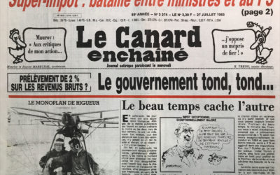 N° 3274 du Canard Enchaîné –  27 Juillet 1983