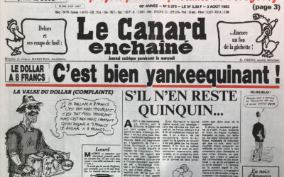 N° 3275 du Canard Enchaîné –  3 Août 1983