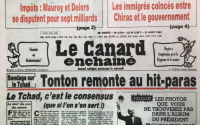 N° 3279 du Canard Enchaîné –  31 Août 1983