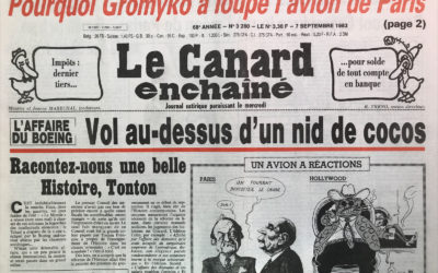 N° 3280 du Canard Enchaîné –  7 Septembre 1983