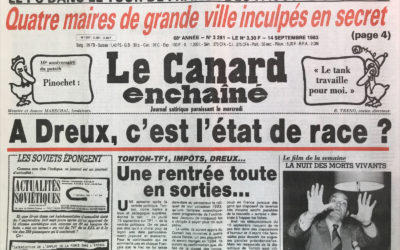 N° 3281 du Canard Enchaîné –  14 Septembre 1983