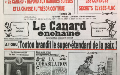 N° 3283 du Canard Enchaîné –  28 Septembre 1983
