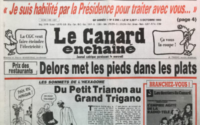 N° 3284 du Canard Enchaîné –  5 Octobre 1983