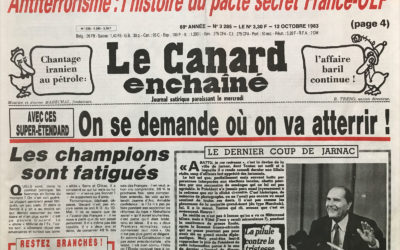 N° 3285 du Canard Enchaîné –  12 Octobre 1983