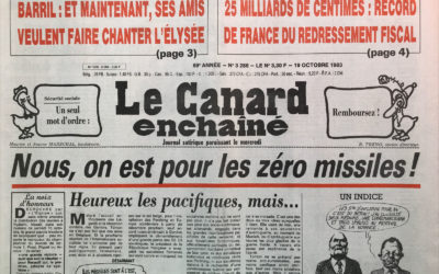 N° 3286 du Canard Enchaîné –  19 Octobre 1983