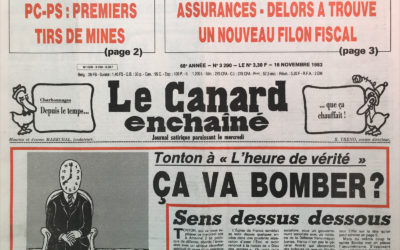 N° 3290 du Canard Enchaîné –  16 Novembre 1983