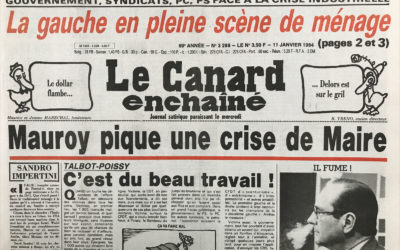 N° 3298 du Canard Enchaîné –  11 Janvier 1984