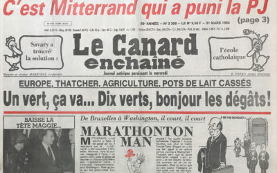N° 3308 du Canard Enchaîné –  21 Mars 1984