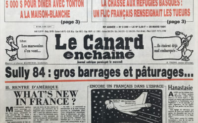 N° 3309 du Canard Enchaîné –  28 Mars 1984