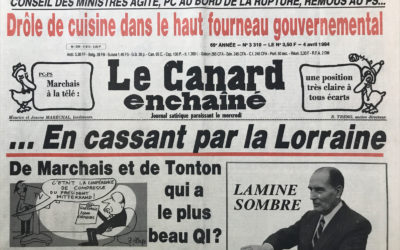 N° 3310 du Canard Enchaîné –  4 Avril 1984