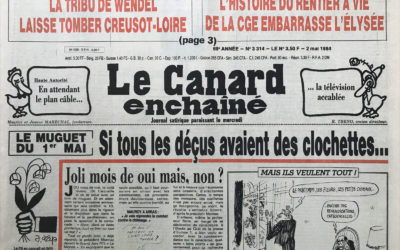 N° 3314 du Canard Enchaîné –  2 Mai 1984