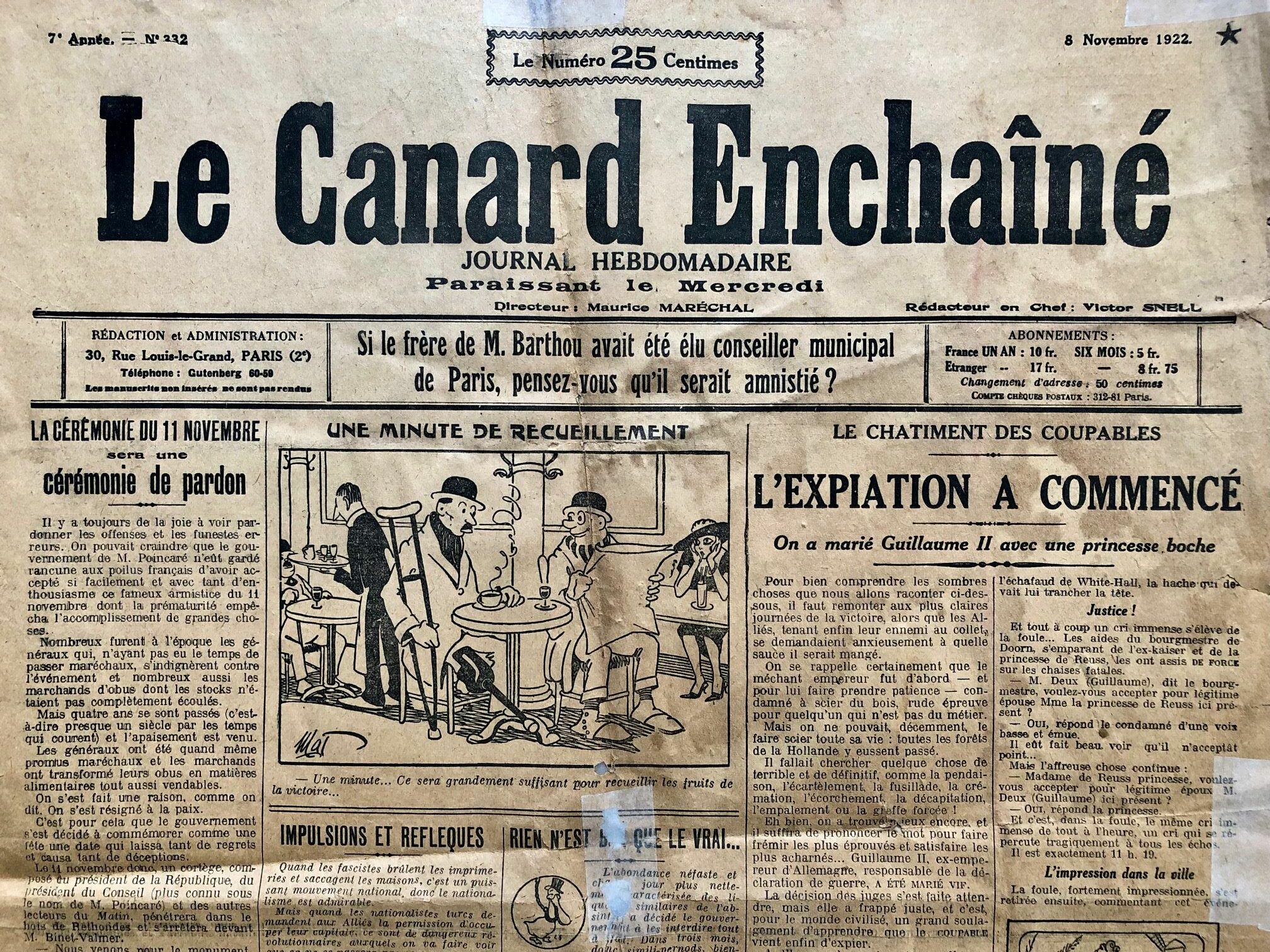 Couac ! | Acheter un Canard | Vente d'Anciens Journaux du Canard Enchaîné. Des Journaux Satiriques de Collection, Historiques & Authentiques de 1916 à 2004 ! | 332 rotated