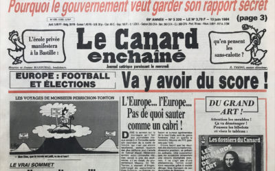 N° 3320 du Canard Enchaîné –  13 Juin 1984