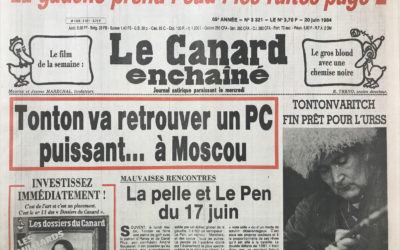 N° 3321 du Canard Enchaîné –  20 Juin 1984
