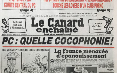 N° 3323 du Canard Enchaîné –  4 Juillet 1984
