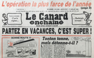 N° 3324 du Canard Enchaîné –  11 Juillet 1984
