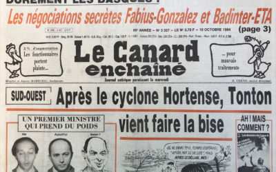 N° 3337 du Canard Enchaîné –  10 Octobre 1984