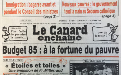 N° 3338 du Canard Enchaîné –  17 Octobre 1984