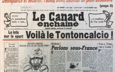 N° 3339 du Canard Enchaîné –  24 Octobre 1984