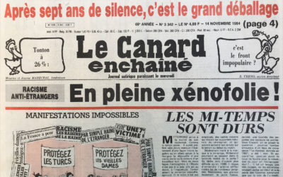 N° 3342 du Canard Enchaîné –  14 Novembre 1984