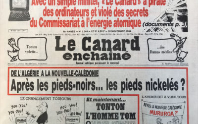 N° 3344 du Canard Enchaîné –  28 Novembre 1984