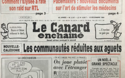 N° 3347 du Canard Enchaîné –  19 Décembre 1984