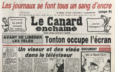 N° 3351 du Canard Enchaîné –  16 Janvier 1985