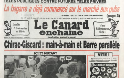 N° 3353 du Canard Enchaîné –  30 Janvier 1985