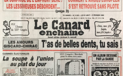 N° 3354 du Canard Enchaîné –  6 Février 1985