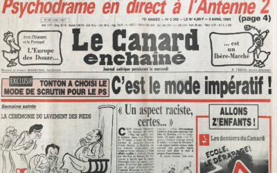 N° 3362 du Canard Enchaîné –  3 Avril 1985