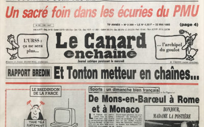 N° 3369 du Canard Enchaîné –  22 Mai 1985