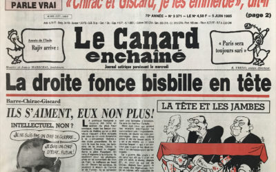 N° 3371 du Canard Enchaîné –  5 Juin 1985