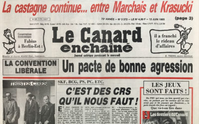 N° 3372 du Canard Enchaîné –  12 Juin 1985