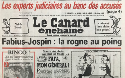 N° 3373 du Canard Enchaîné –  19 Juin 1985