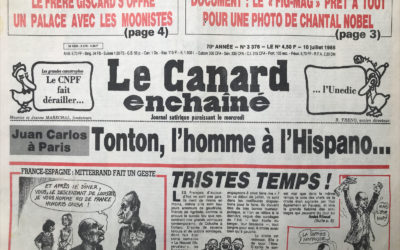 N° 3376 du Canard Enchaîné –  10 Juillet 1985