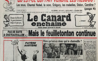 N° 3377 du Canard Enchaîné –  17 Juillet 1985