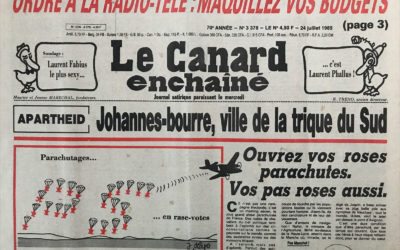N° 3378 du Canard Enchaîné –  24 Juillet 1985