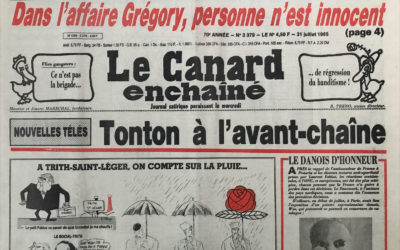 N° 3379 du Canard Enchaîné –  31 Juillet 1985