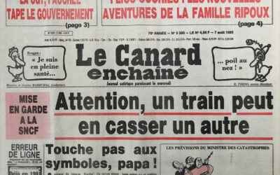N° 3380 du Canard Enchaîné –  7 Août 1985