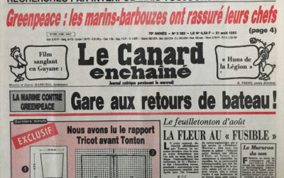 N° 3382 du Canard Enchaîné –  21 Août 1985