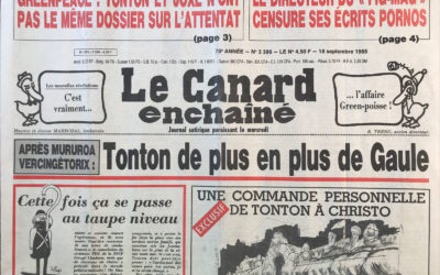 N° 3386 du Canard Enchaîné –  18 Septembre 1985
