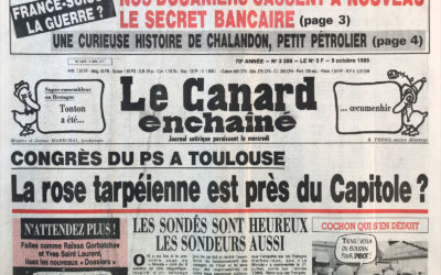 N° 3389 du Canard Enchaîné –  9 Octobre 1985