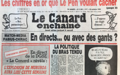 N° 3391 du Canard Enchaîné –  23 Octobre 1985