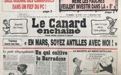 N° 3397 du Canard Enchaîné –  4 Décembre 1985