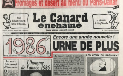 N° 3401 du Canard Enchaîné –  1 Janvier 1986